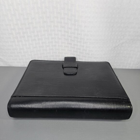 Day-Timer Black Leather Planner Binder With Strap Closure - Picture 5 of 7